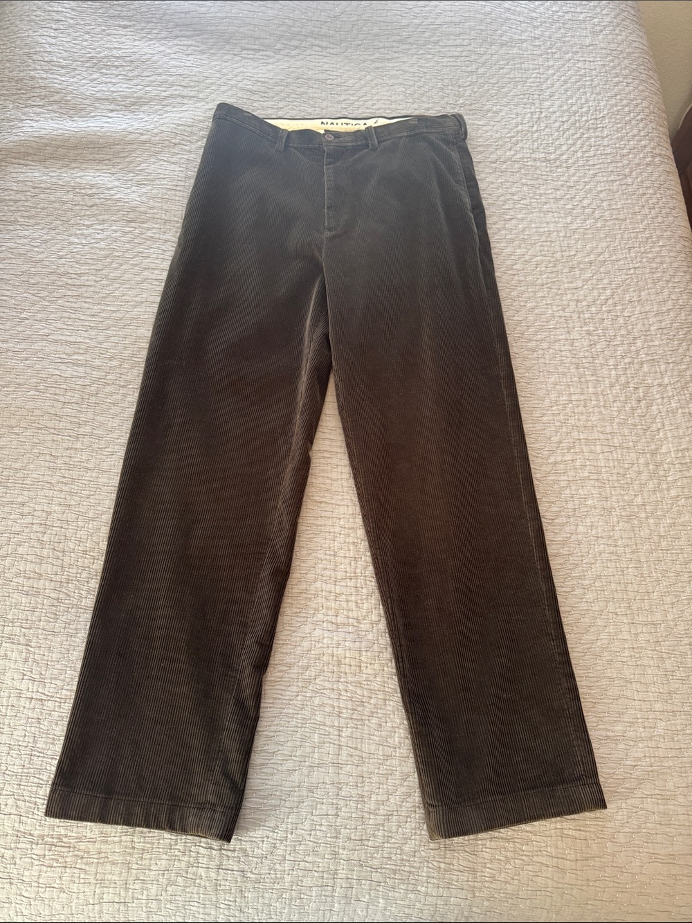 Vintage Nautica Relaxed Fit Brown Corduroy Pants